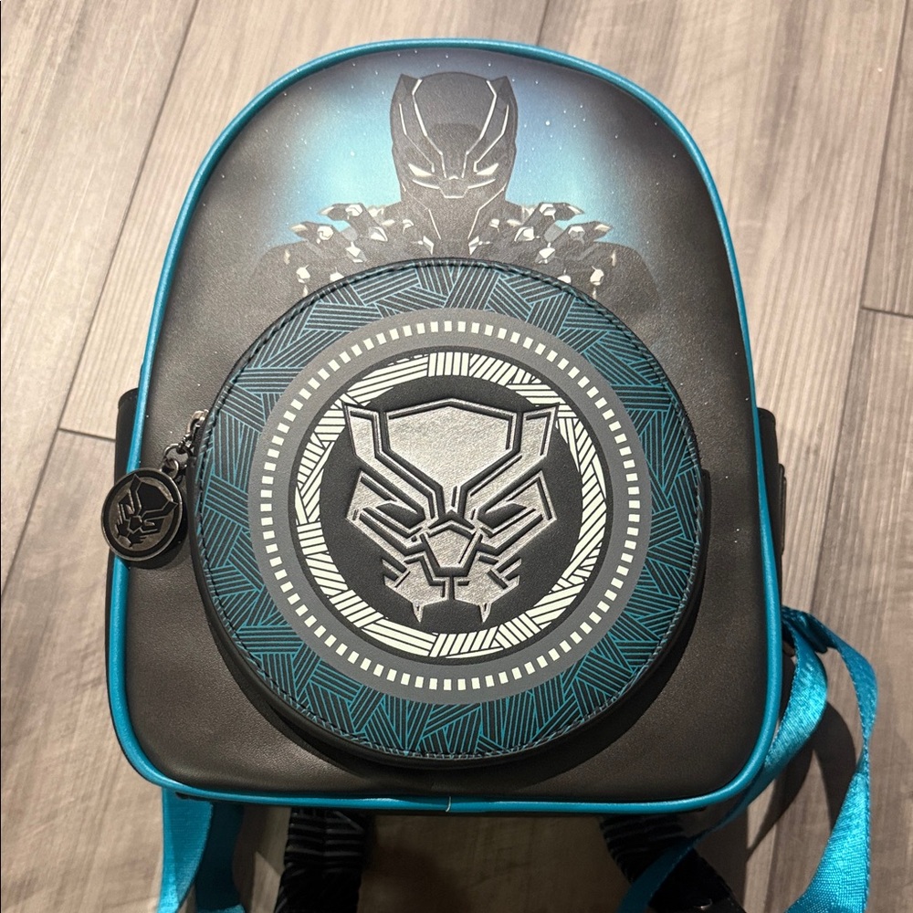 Loungefly Black and Blue Hero Backpack